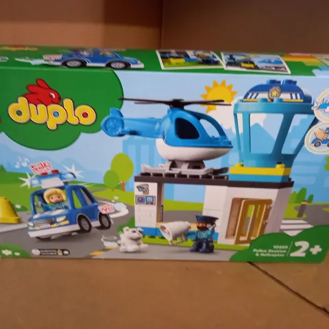 LEGU DUPLO POLICE STATION & HELICOPTER