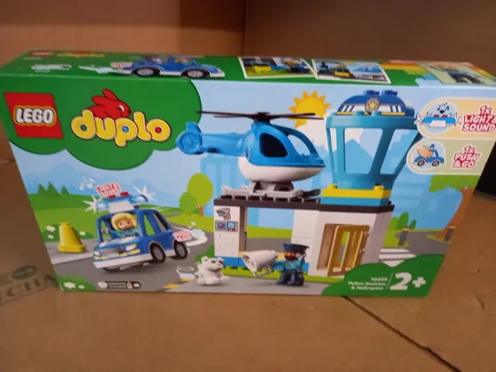 LEGU DUPLO POLICE STATION & HELICOPTER