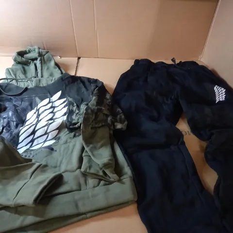 UNBRANDED HOODED JUMPER AND JOGGING BOTTOMS SET - SIZE UNKNOWN