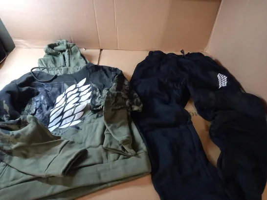 UNBRANDED HOODED JUMPER AND JOGGING BOTTOMS SET - SIZE UNKNOWN