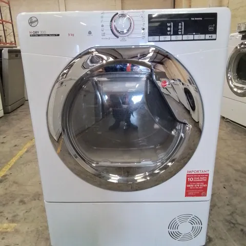 HOOVER H-DRY 300 HLEC9TCE FREESTANDING CONDENSER TUMBLE DRYER, WHITE [COLLECTION ONLY]