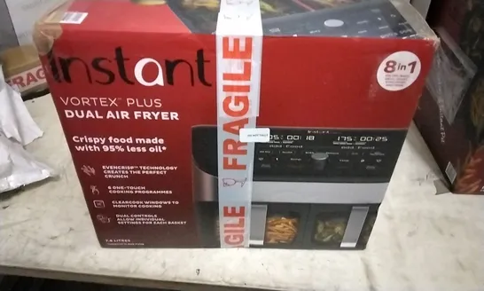 INSTANT VORTEX PLUS DUAL AIR FRYER 7.6L