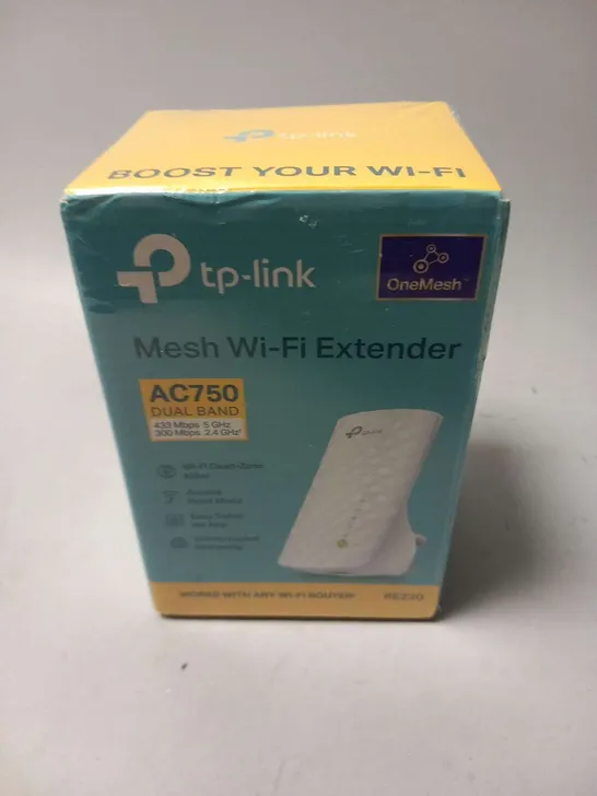 BOXED AND SEALED TP LINK MESH WI FI EXTENDER