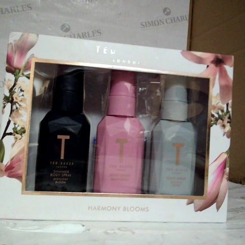 TED BAKER HARMONY BLOOMS COLLECTION OF BODY SPRAYS (WITH PARFUM) (3X 50ML)