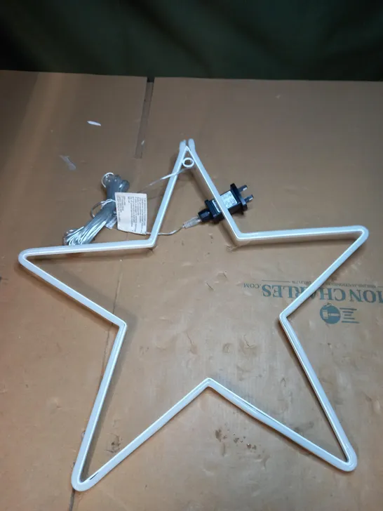 JOHN LEWIS PURE WHITE NEON LED STAR LIGHT