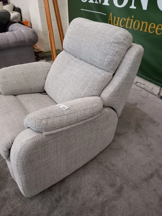 DESIGNER G PLAN KINGSBURY BEACH OATMEAL ELECTRIC RECLINING ARM CHAIR