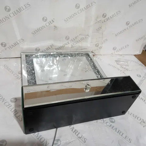 JULIEN MACDONALD LIGHT UP ENCAPSULATED CRYSTAL DRESSING TABLE MIRROR COLLECTION ONLY