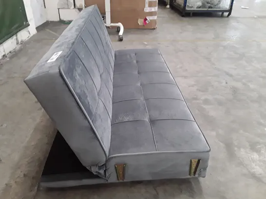 QUALITY DESIGNER CLIC-CLAC SOFA BED - GREY FABRIC