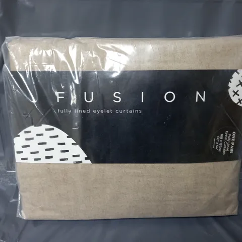 FUSION EYELET CURTAINS (66"x54")