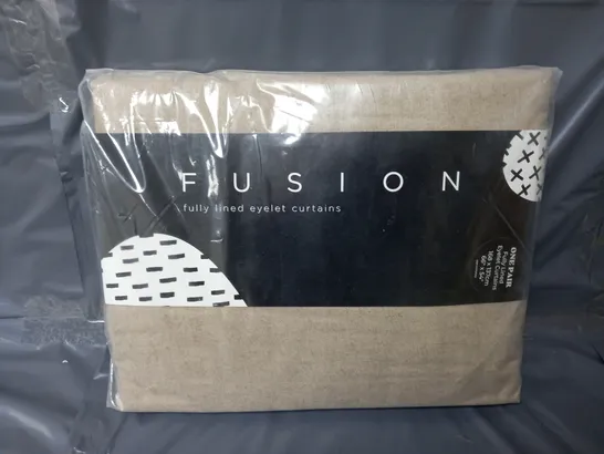 FUSION EYELET CURTAINS (66"x54")