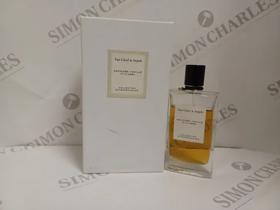 BOXED VAN CLEEF AND ARPELS ORCHIDEE VANILLE COLLECTION EXTRAORDINAIRE EAU DE PARFUM SPRAY - 75ML 