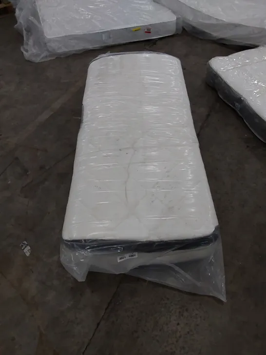 QUALITY BAGGED 2'6 SMALL SINGLE POCKET SPRUNG MATTRESS 