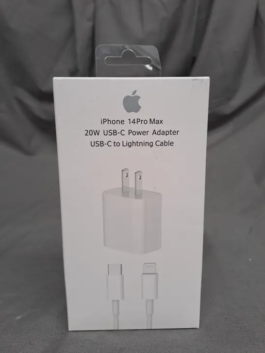 BOXED IPHONE 14 AX 20W USB-C POWER ADAPTER