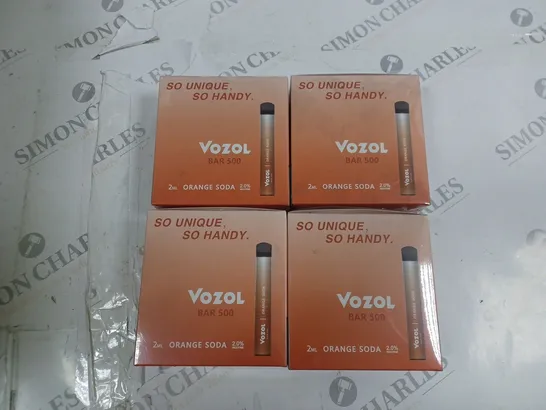 BOX OF 40 VOZOL BAR 500 2% ORANGE SODA E-CIGARETTES