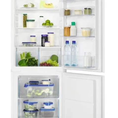 ZANUSSI ZNLN14ES INTEGRATED 144CM LOW FROST 70/30 FRIDGE FREEZER WITH SLIDING HINGE DOOR FIXING