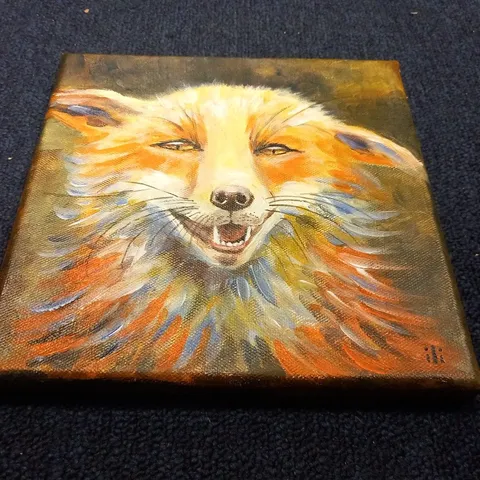 ILONA WINTER 2022 'FOX' CANVAS PAINTING 