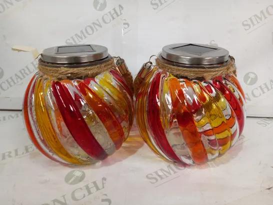 BELL & HOWELL SET OF 2 SOLAR JAR LIGHTS