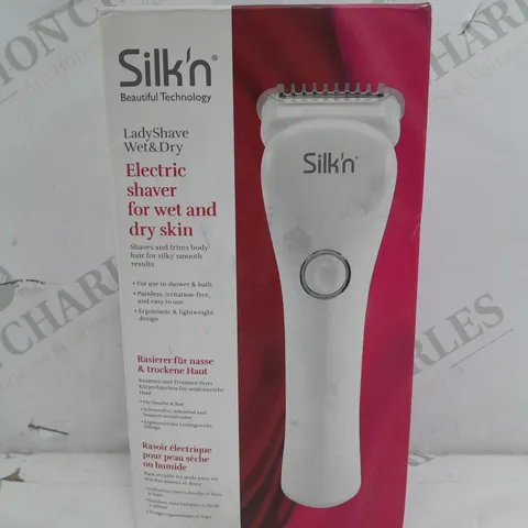 BOXED SILK'N LADY SHAVER WET & DRY SKIN