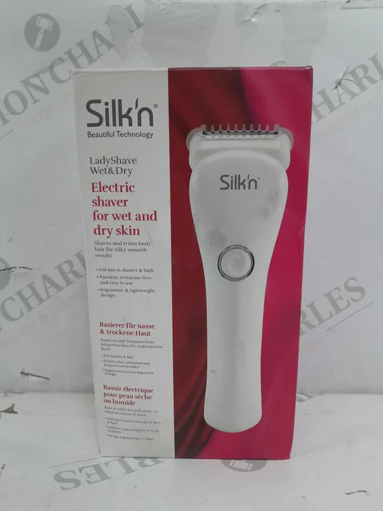 BOXED SILK'N LADY SHAVER WET & DRY SKIN