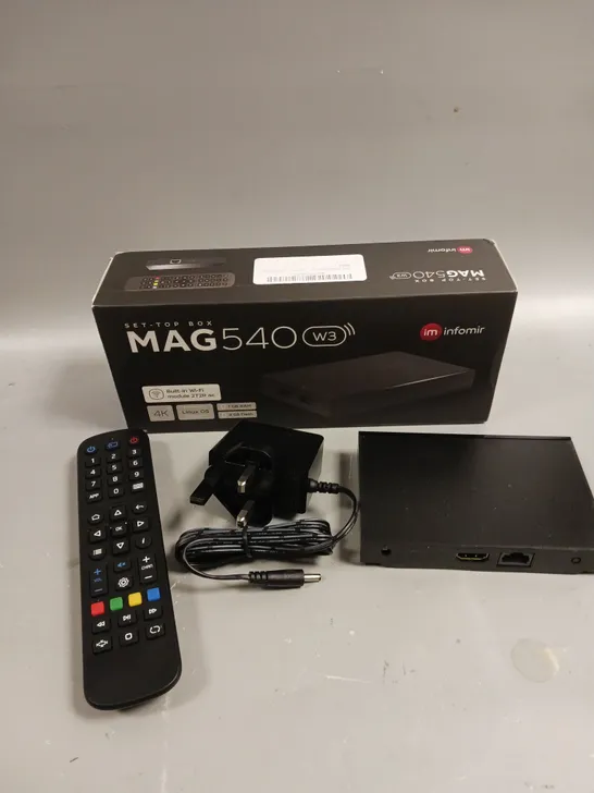 BOXED IM INFOMIR MAG 540 SET-TOP BOX 