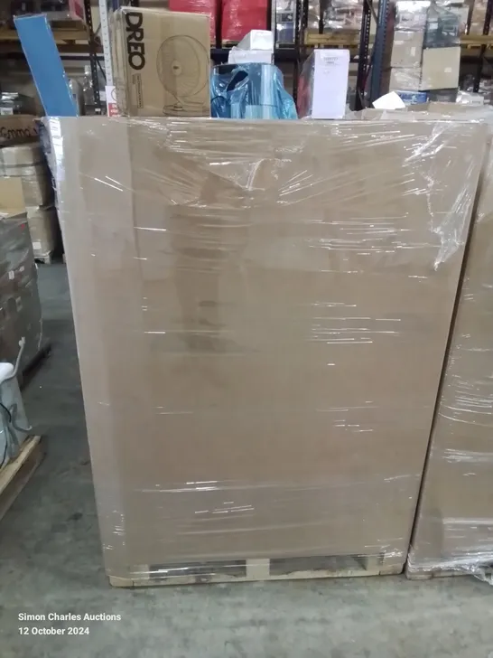 PALLET CONTAINING VARIOUS ASSORTED ITEMS TO INCLUDE: FANS, HEATED BLANKET, AIR FRYERS ETC.