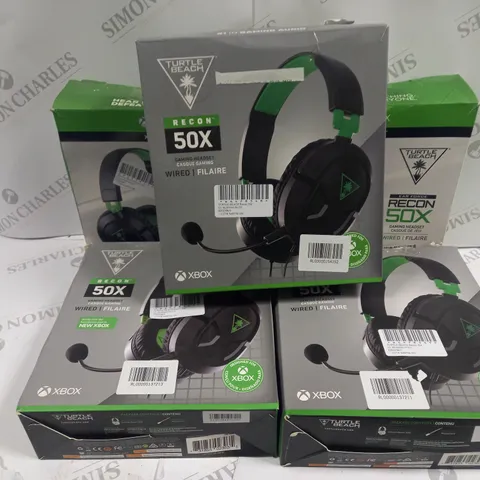 5 BOXED RECON 50X HEADSETS