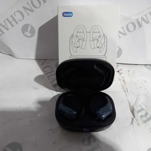 BOXED CASCHO TRUE WIRELESS EARBUDS IN BLACK