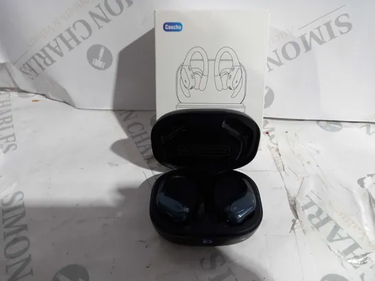 BOXED CASCHO TRUE WIRELESS EARBUDS IN BLACK