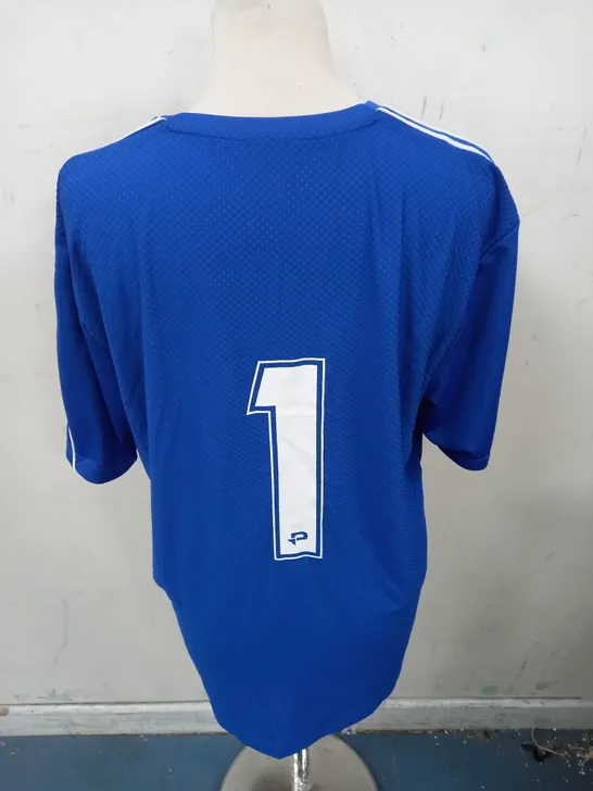 ADIDAS AEROREADY PERSONALISED ROYAL BLUE JERSEY - L