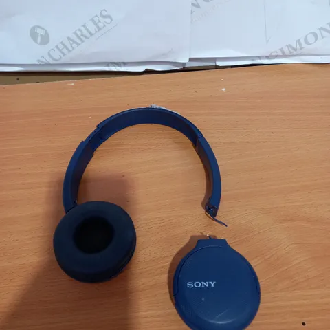 SONY HEADPHONES, BLUE