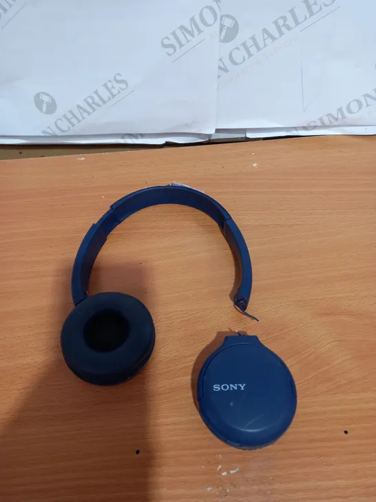 SONY HEADPHONES, BLUE