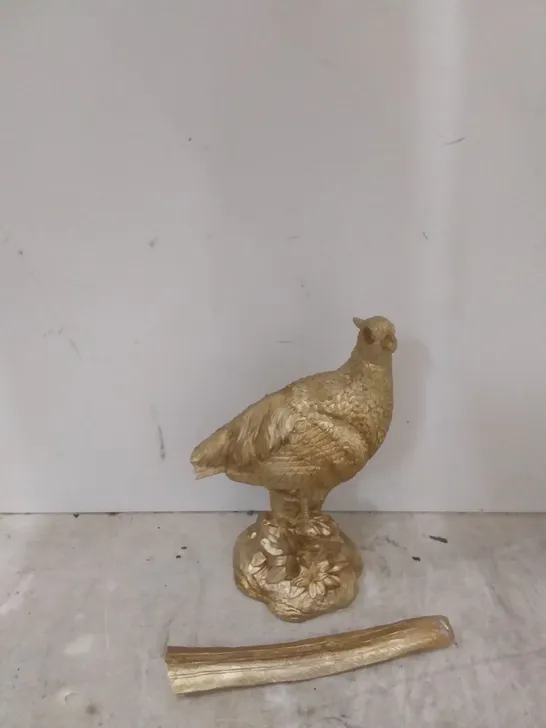 GOLD BIRD ORNAMENT 