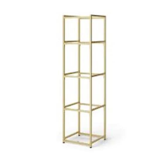 BOXED MODULAR SHELVING 5 TIER GOLD GRADE 3