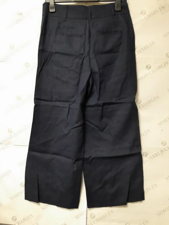 BODEN LADIES WIDE LEG TROUSERS DARK BLUE SIZE 12