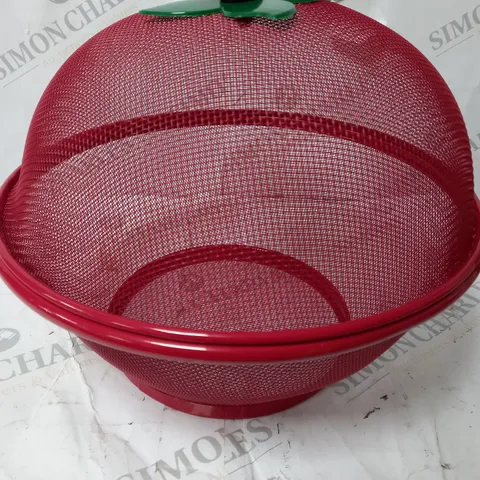 BAOPING FRUIT AND VEGETABLE BASKET PROTECTOR / SIZE 28.5CM IN RED 