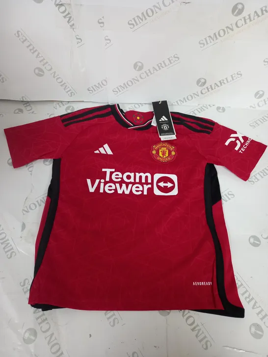 ADIDAS MANCHESTER UNITED HOME KIT - RASHFORD 10 - 9-10 YEARS