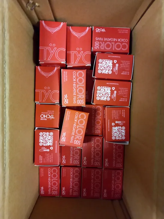 APPROXIMATELY 40 BOXED TYCHO ISO 600 COLOUR NEGATIVE FILMS