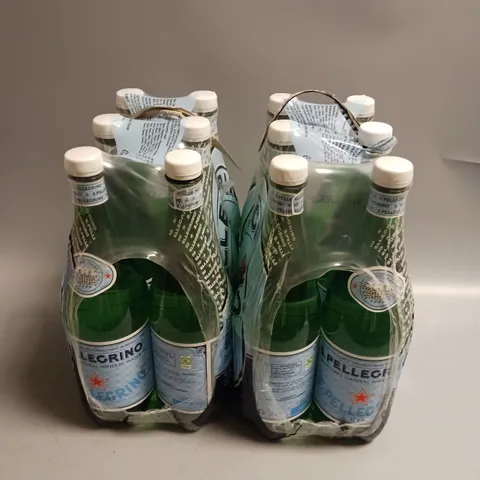 LOT OF 2 S.PELLEGRINO SPARGLING WATER 6X1L 