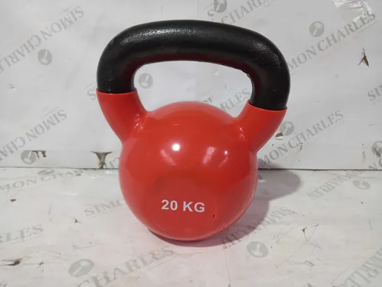 DESIGNER STYLE KETTLEBELL IN ORANGE (20KG)