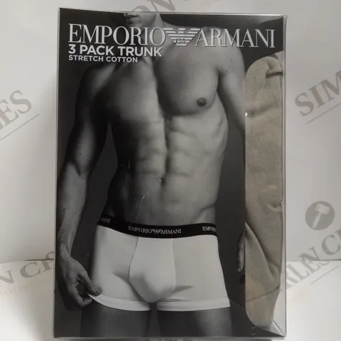 EMPORIO ARMANI STRETCH COTTON BOXERS - SIZE M