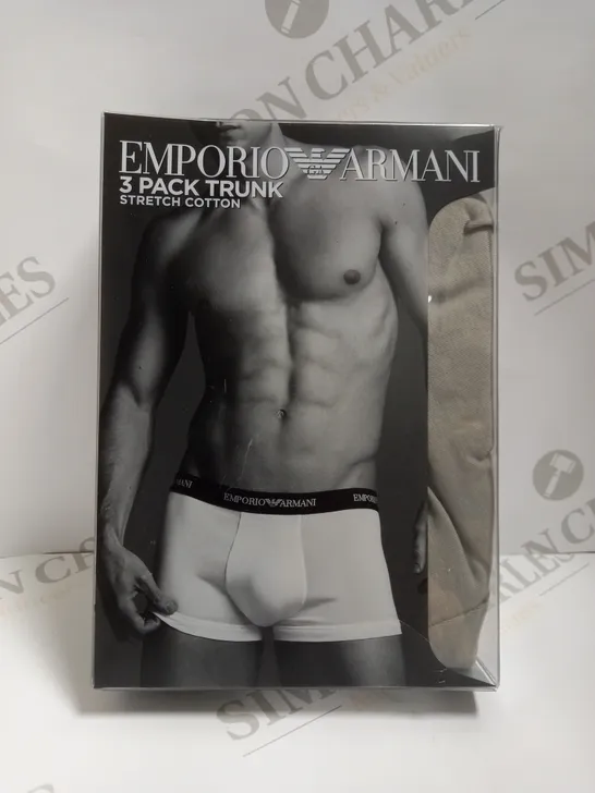 EMPORIO ARMANI STRETCH COTTON BOXERS - SIZE M