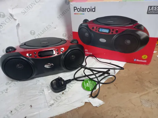 POLAROID BLUETOOTH CD BOOMBOX