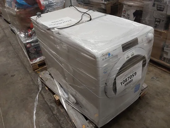 PALLET OF CANDY SMART PRO FREESTANDING WASHING MACHINE WHITE AND  HISENSE 622E90WUK FREESTANDING STANDARD DISHWASHER