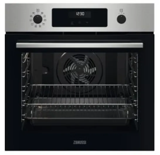 ZANUSSI SERIES 60 SURROUND COOK INTEGRATED ELECTRIC OVEN Model ZOPNX6NX RRP £442