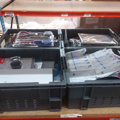 LOT OF ASSORTED HOMEWARE ITEMS SUCH AS TONER CARTRIDGE, MEDICAL SYRINGES, TOOLS ETC