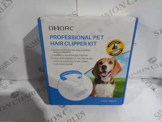 OMORC PROFESSIONAL PET HAIR CLIPPER KIT