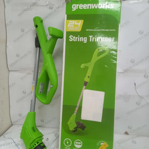 BOXED GREENWORKS STRING TRIMMER