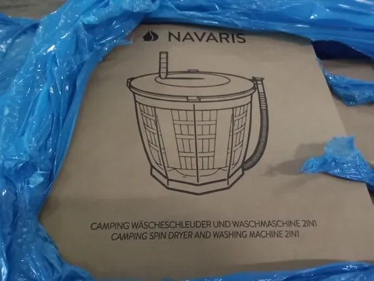 PALLET OF ASSORTED ITEMS INCLUDING NAVARIS CAMPING SPIN DRYER, TROTRONIC AIR PURIFIER, HOMIDEC