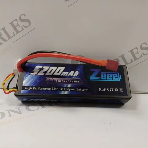 BOXED ZEEE HIGH PERFORMANCE LITHIUM POLYMER BATTERY 5200MAH