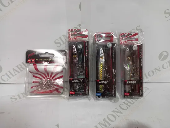 LOT TO CONTAIN 4 X FISHING PRODUCTS, INCLUDES HOOKS & ESPETITS